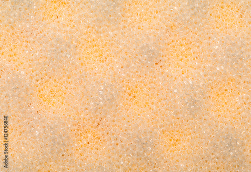 Abstract yellow bath sponge texture background