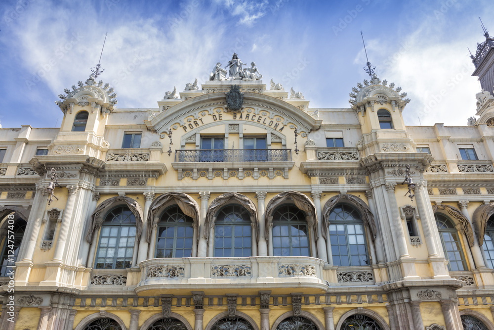 Obraz premium Building of Port of Barcelona