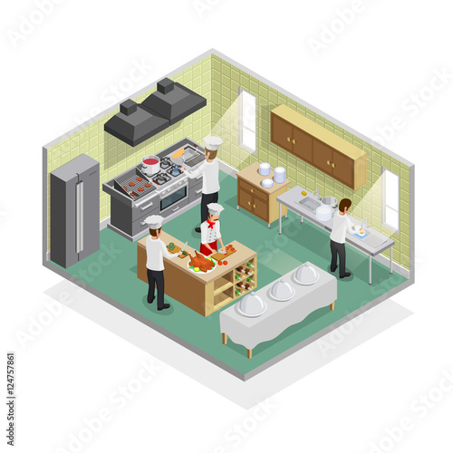 Restaurant Kitchen Concept 