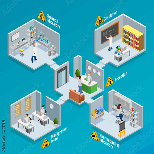 Laboratory And Research Concept Illustration 