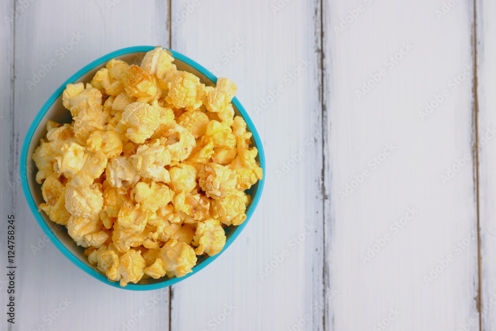 Pop corn in cup. Stock Photo Adobe Stock
