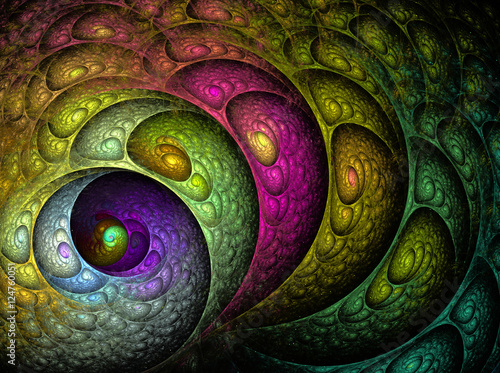 Beautiful multicolored fractal background