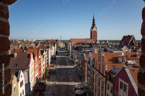 Old market square in Elbląg