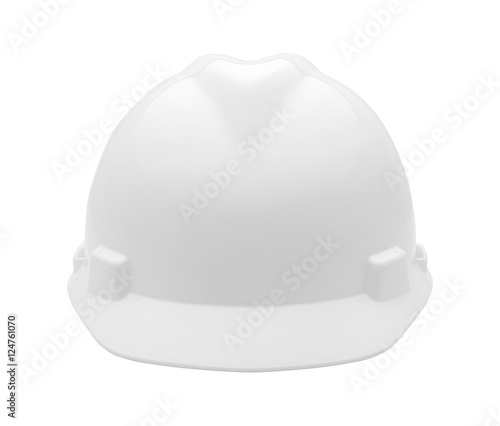 White Hard Hat Front