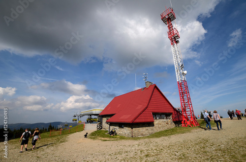 Obraz na płótnie Skrzyczne (Beskidy Mountains in Poland) w salonie