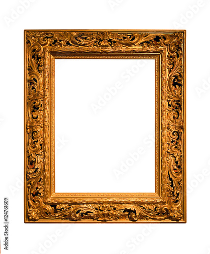 Vintage golden frame