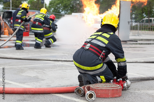 Fire department training