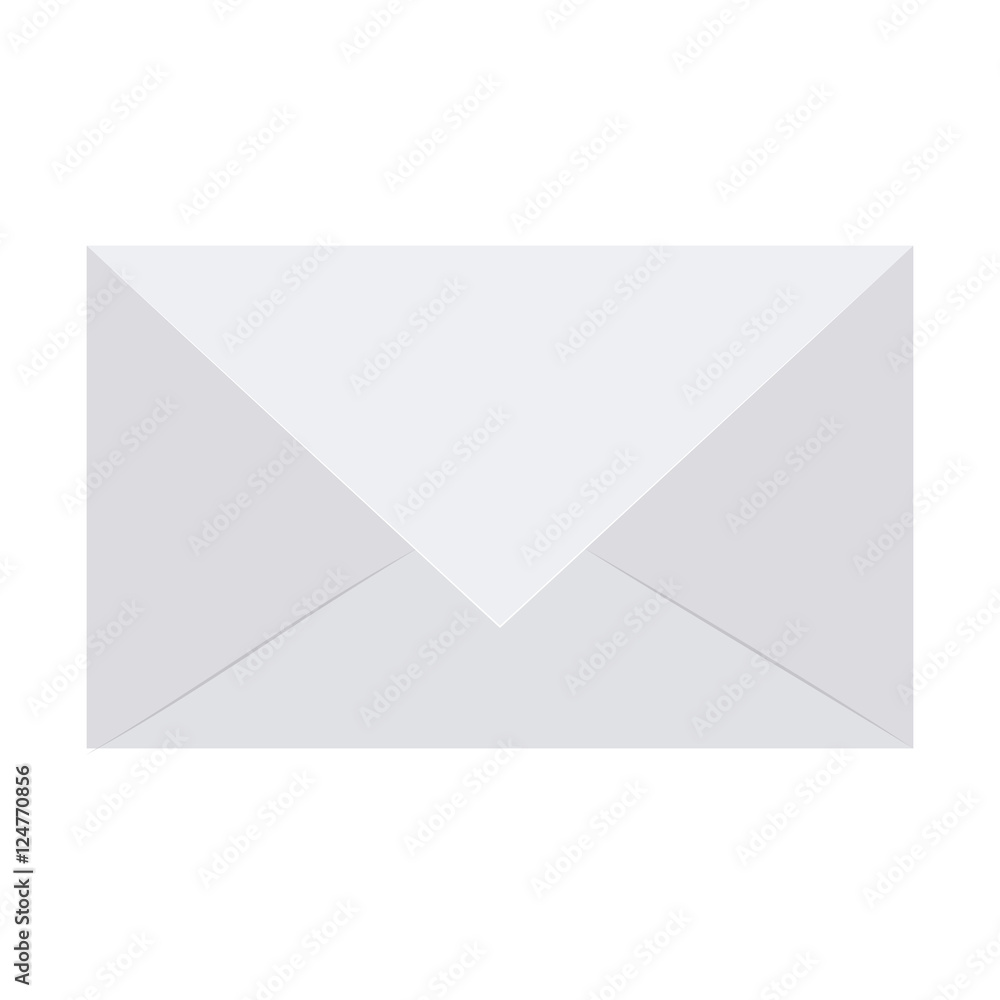 Envelope icon. Message email and letter theme. Isolated design. Vector illustration Envelope icon. Message email and letter theme. Isolated design. Vector illustration
