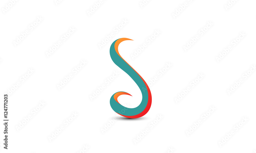 3d letters abstract 3d letters abstract