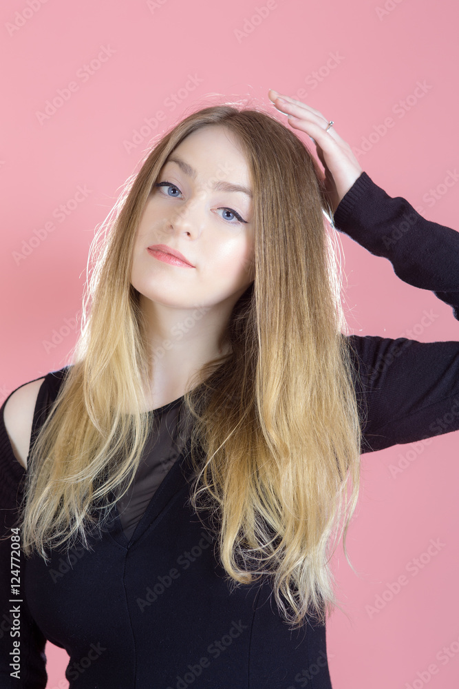 Fototapeta premium portrait of sensual girl