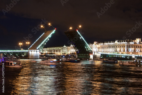 Divorced Bridge  St. Petersburg  Russia