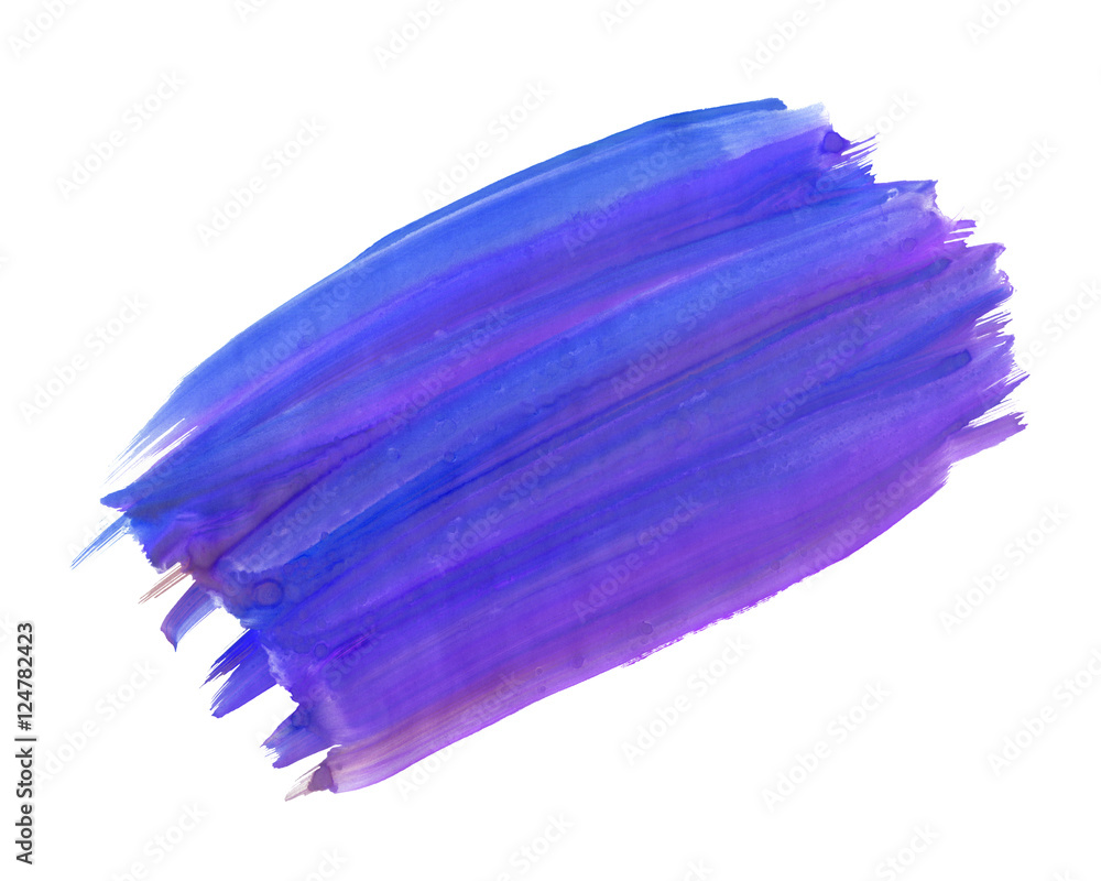 A fragment of the blue and violet background painted with watercolors A fragment of the blue and violet background painted with watercolors