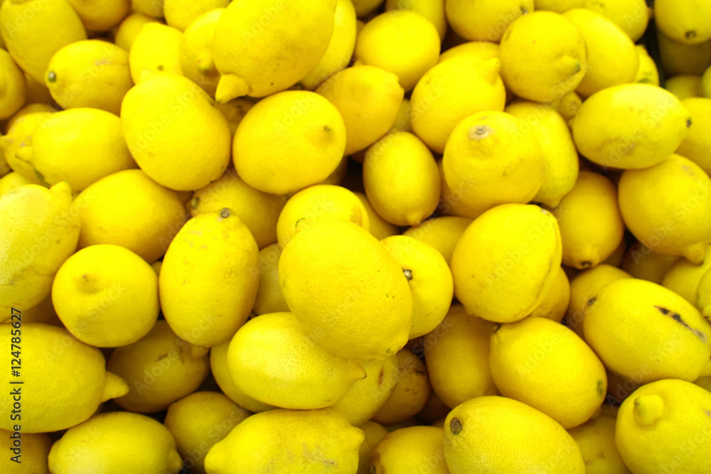  yellow lemon background