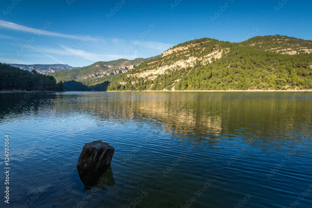 Embalse de Ulldecona, en el Parque Natural de la Tinença de Benifassar.