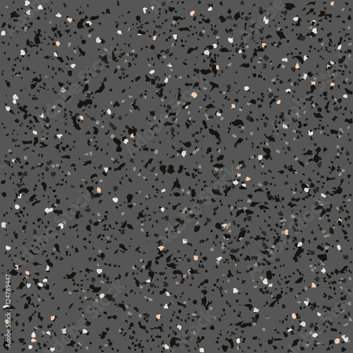 Realistic vector illustration of seamless asphalt texture