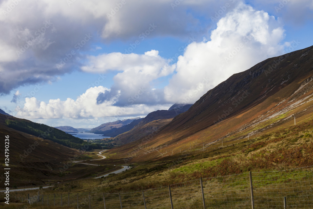 Loch Maree from Glen Docherty, Wester Ross Scotland Loch Maree from Glen Docherty, Wester Ross Scotland