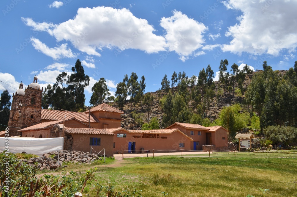 Peru,Cusco.Raqchi archaeological complex. Peru,Cusco.Raqchi archaeological complex.