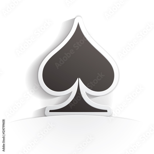 spades icon paper