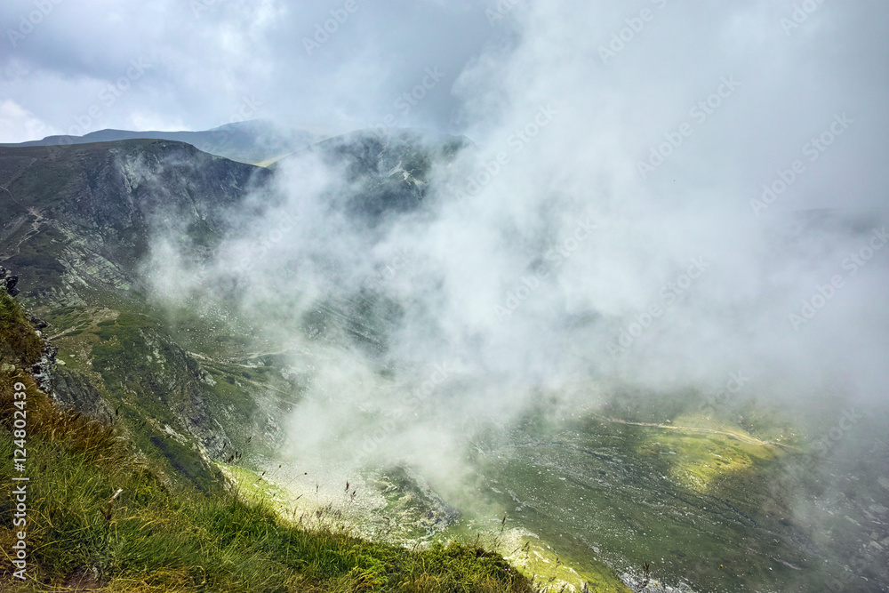 Clouds over The Kidney lake, The Seven Rila Lakes, Bulgaria