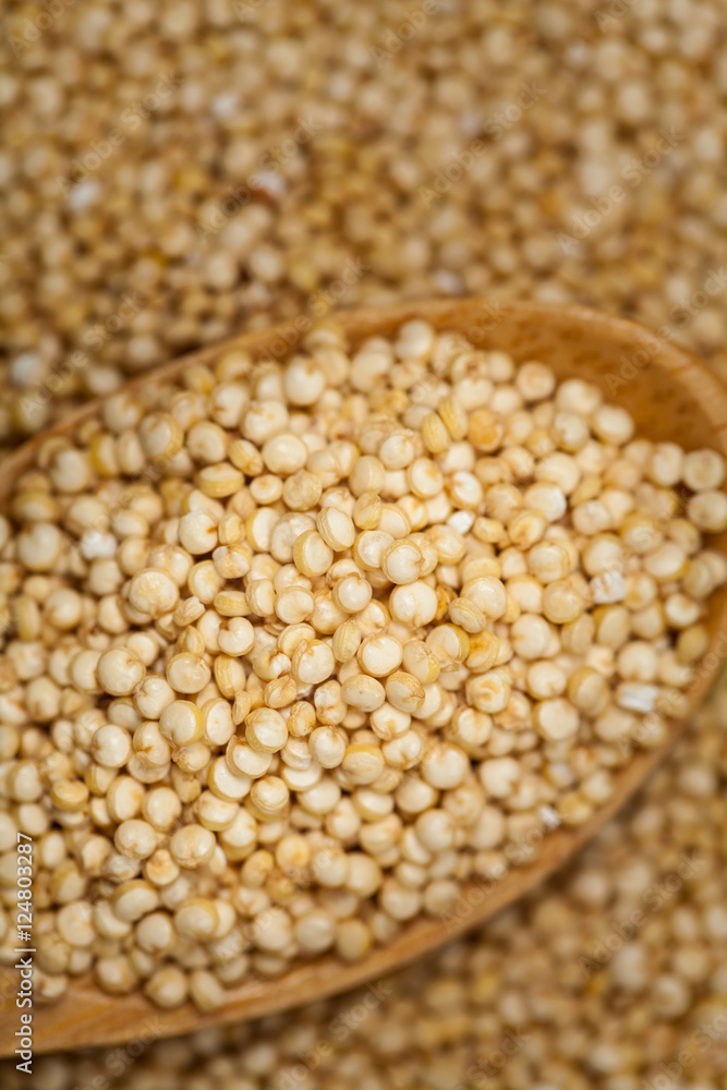 Quinoa. Macro. Selective focus. Quinoa. Macro. Selective focus.