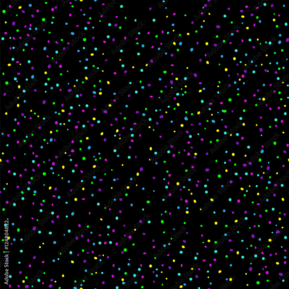 Black falling confetti celebration seamless vector pattern. Confetti pattern. Black falling confetti celebration seamless vector pattern. Confetti pattern.