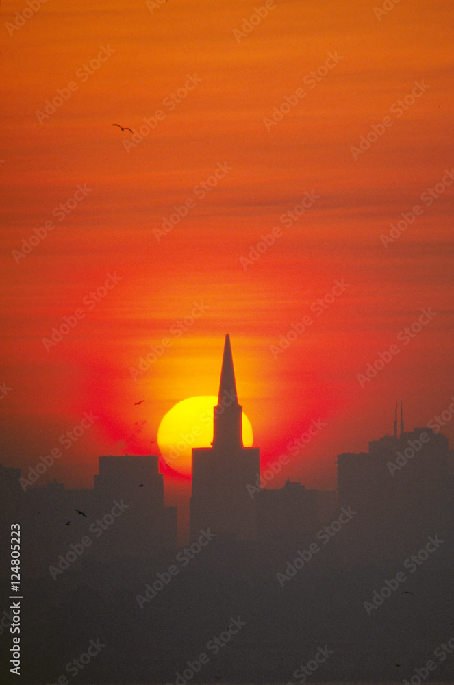 Naklejka premium sunset