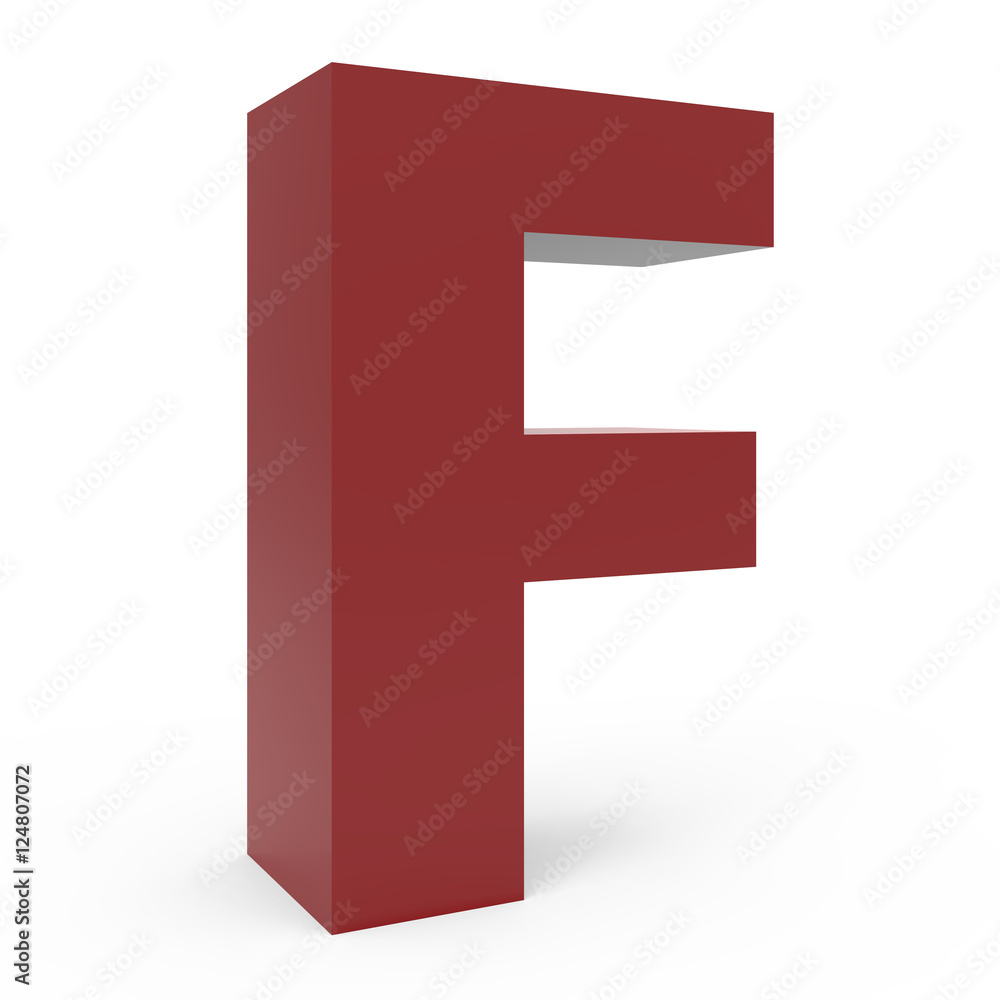Cramoisi font F Cramoisi font F