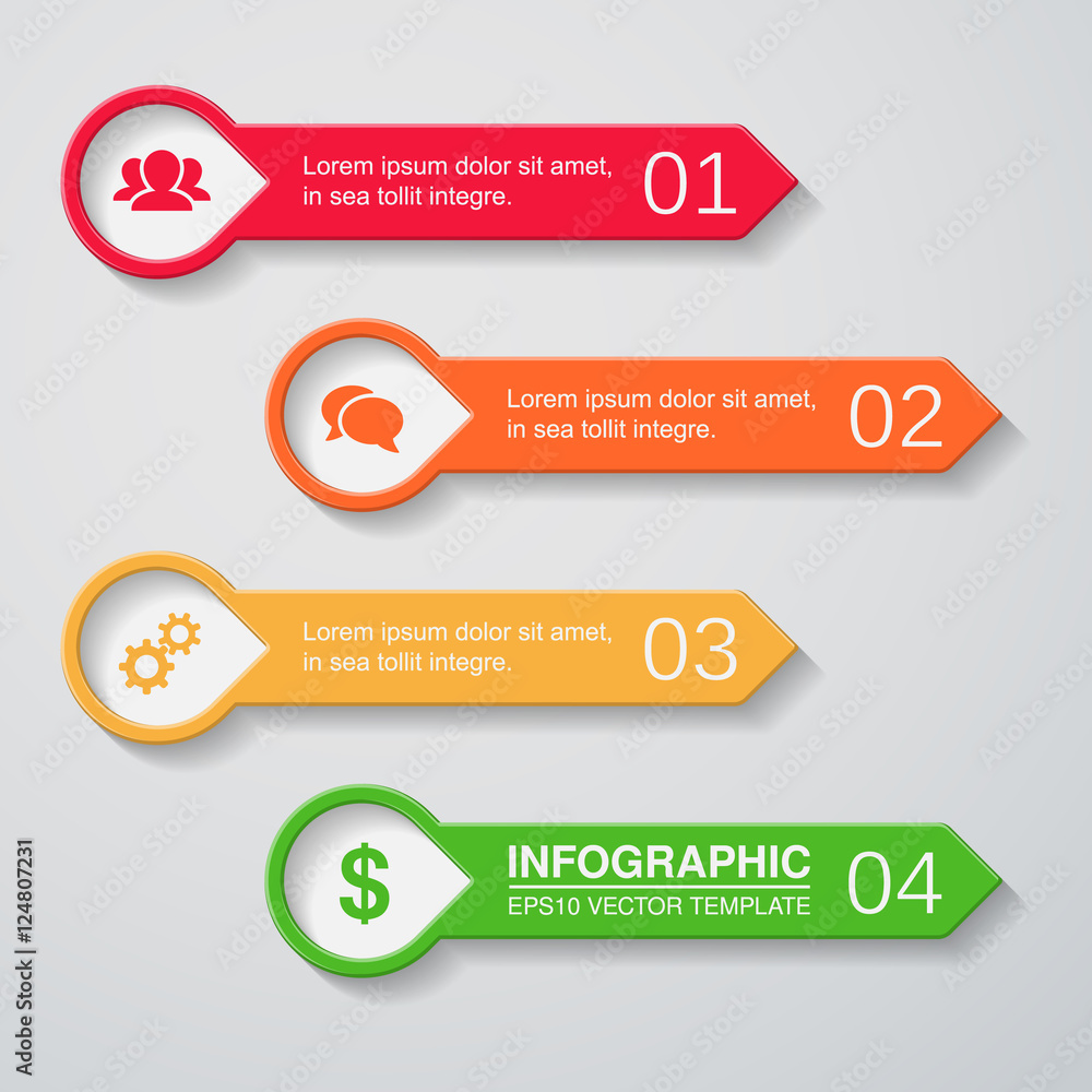 Vector infographic template Vector infographic template