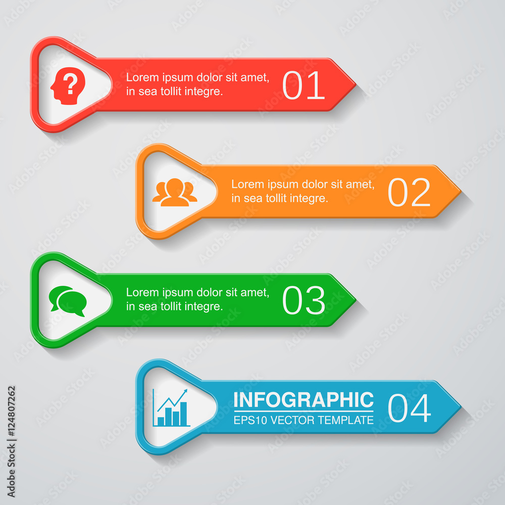 Vector infographic template Vector infographic template