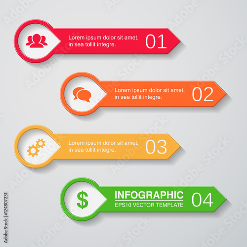 Vector infographic template