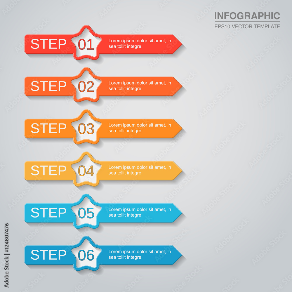 Vector infographic template Vector infographic template