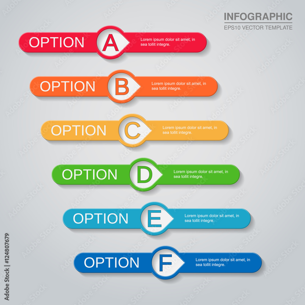 Vector infographic template Vector infographic template