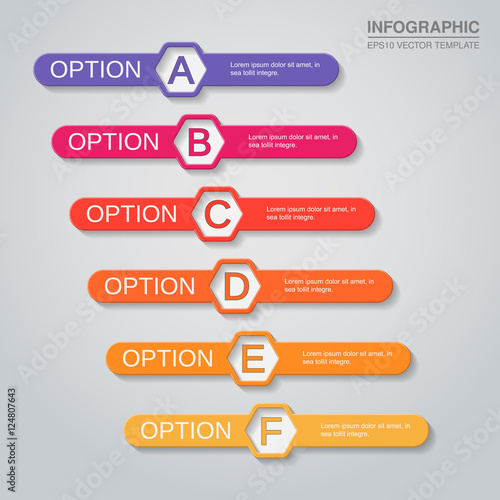 Vector infographic template