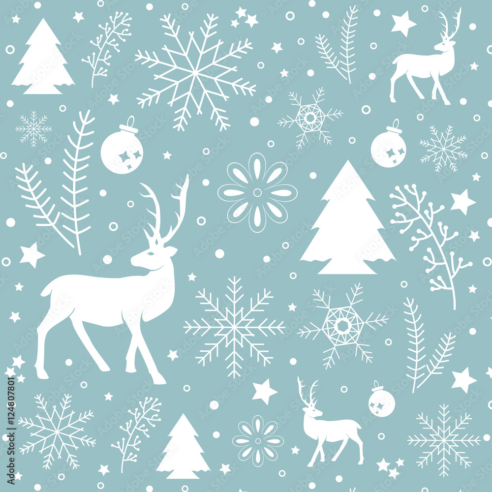 Christmas pattern, with text and pattern background. EPS10 vector file. for graphic design