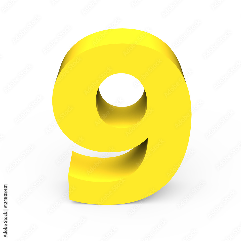 light yellow number 9 light yellow number 9