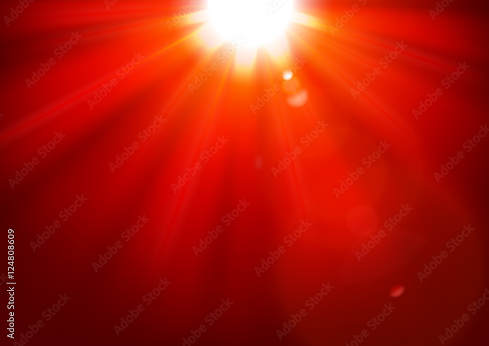 Red lights shining with lens flare Vector Illustration Red lights shining with lens flare Vector Illustration