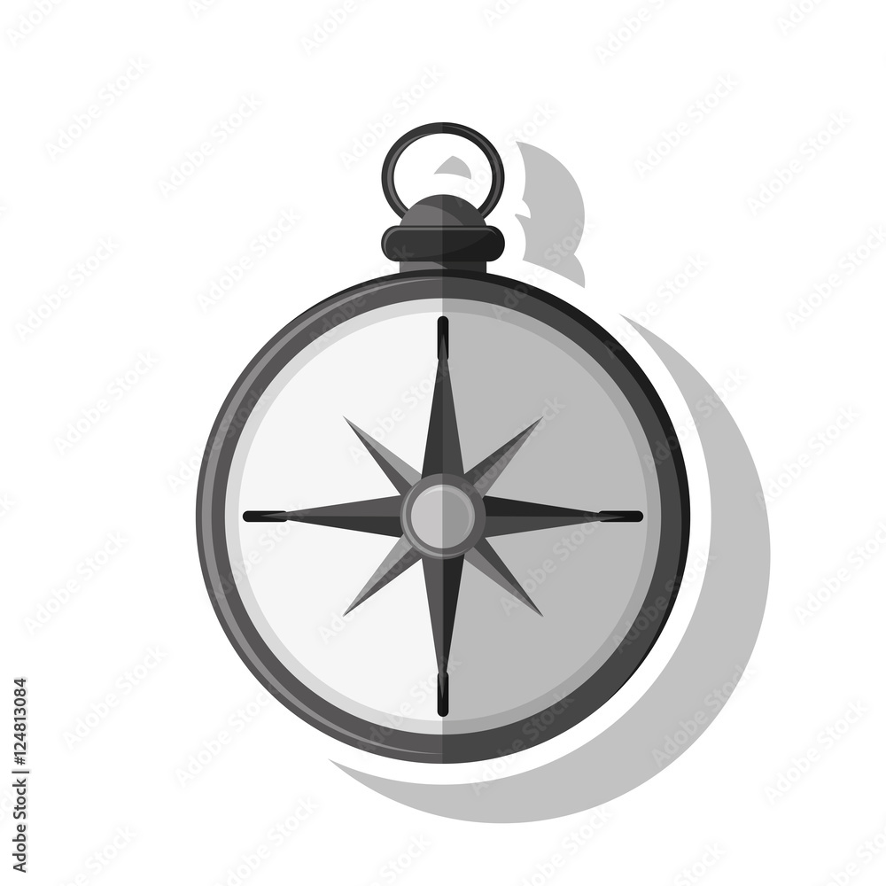 Compass icon. Instrument tool navigation and location theme. Isolated design. Vector illustration Compass icon. Instrument tool navigation and location theme. Isolated design. Vector illustration