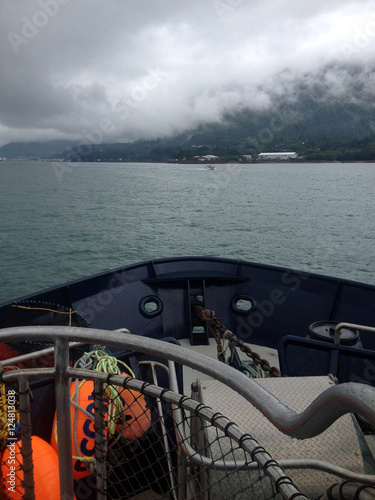 Wallpaper Mural Scene from the Tongass Narrows near Ketchikan Alaska. Torontodigital.ca