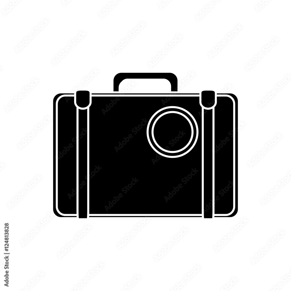Baggage icon. travel trip vacation and tourism theme. Isolated design. Vector illustration Baggage icon. travel trip vacation and tourism theme. Isolated design. Vector illustration