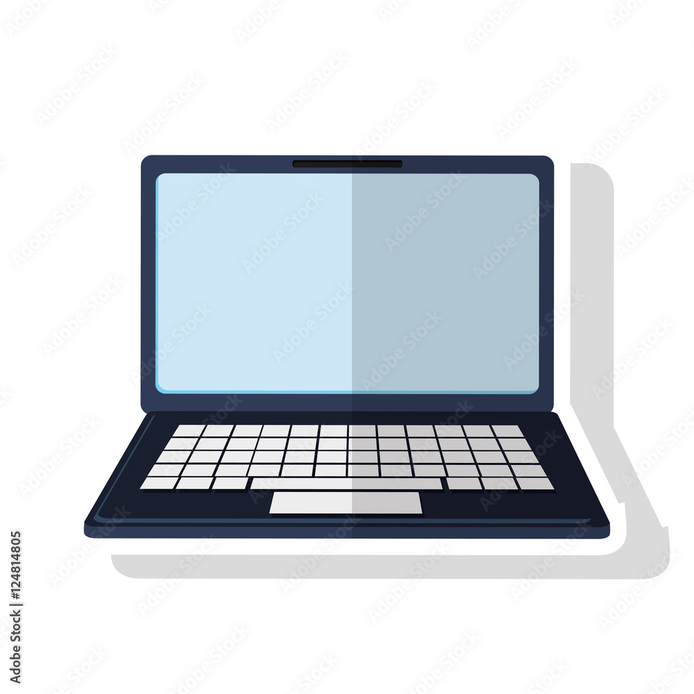 Laptop icon. device gadget technology theme. Isolated design. Vector illustration Laptop icon. device gadget technology theme. Isolated design. Vector illustration