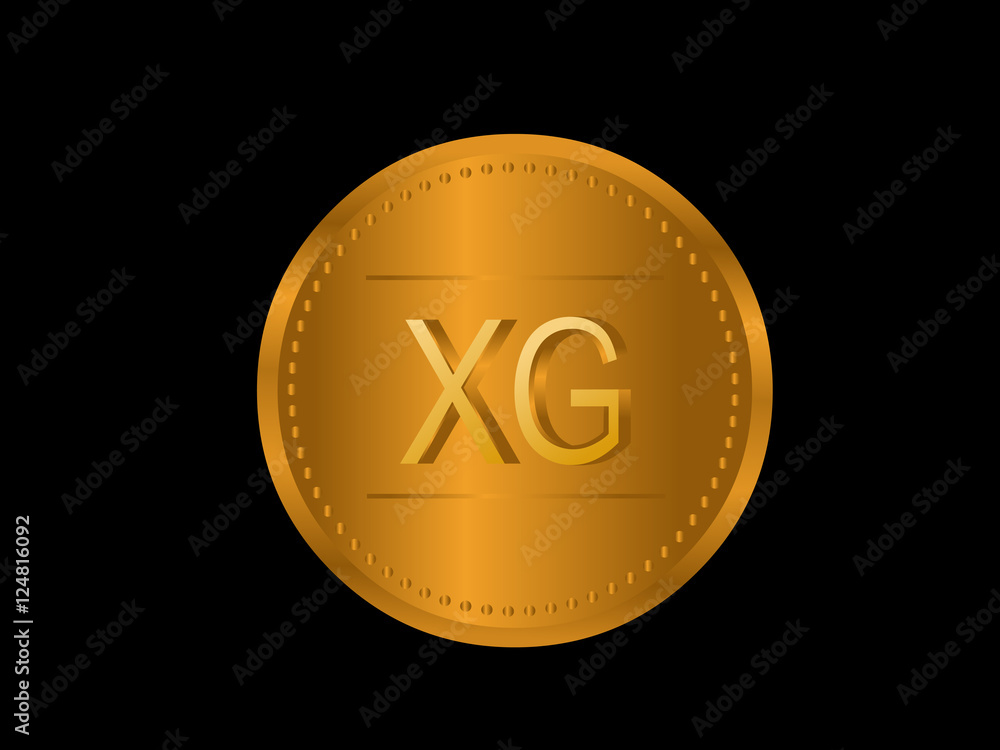 Naklejka premium XG Initial Logo for your startup venture