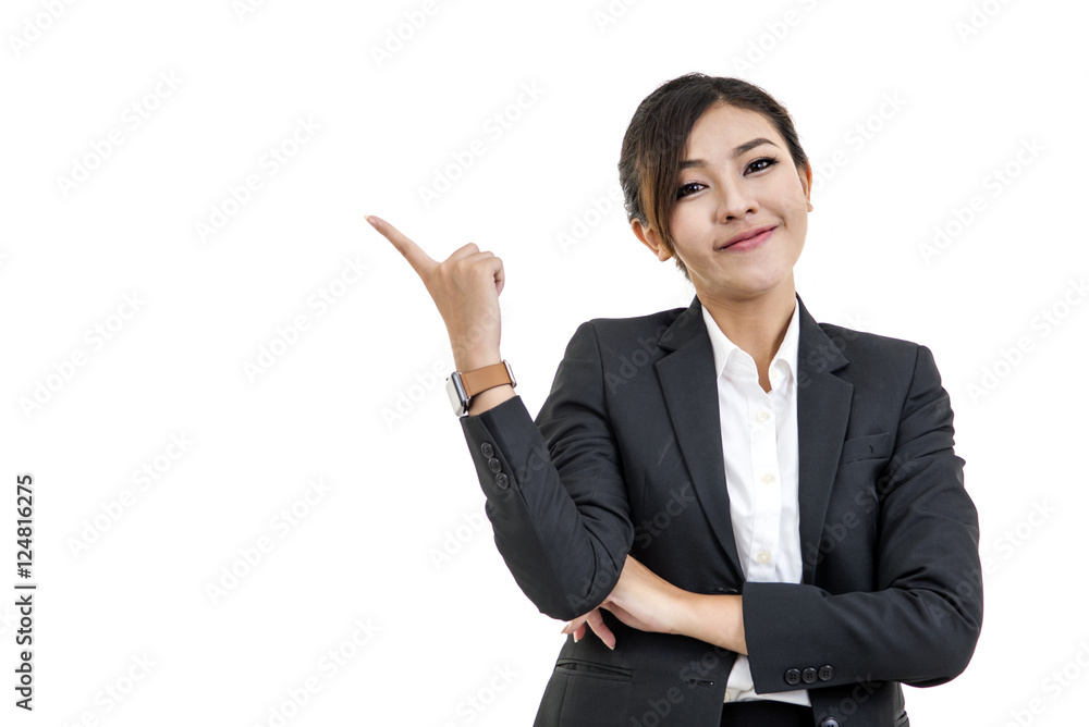 cheerful Asian woman thinking and looking up with high aspiratio cheerful Asian woman thinking and looking up with high aspiratio