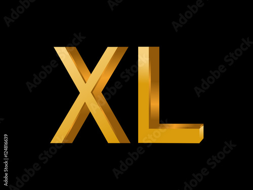 XL Initial Logo for your startup venture