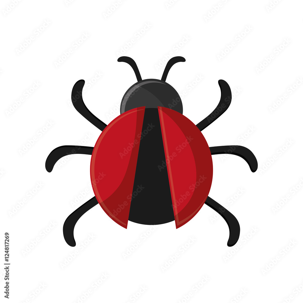 Bug icon. Insect pest bed and internet theme. Isolated design. Vector illustration Bug icon. Insect pest bed and internet theme. Isolated design. Vector illustration