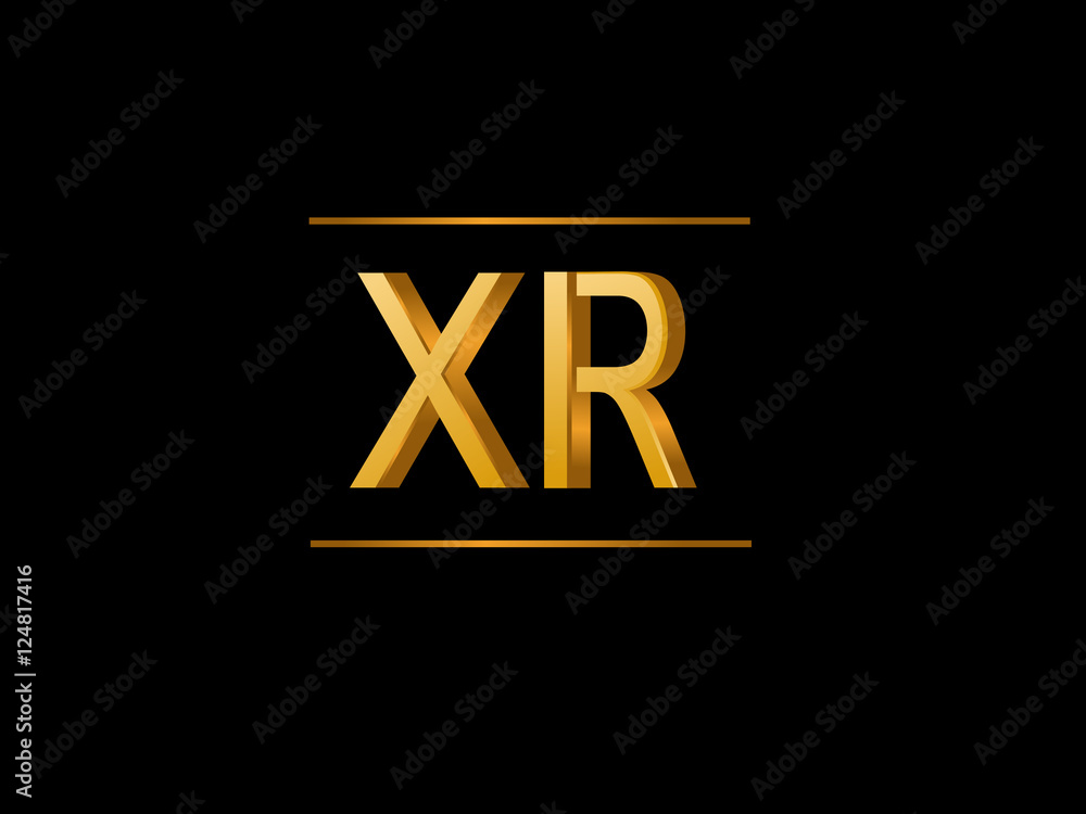 XR Initial Logo for your startup venture XR Initial Logo for your startup venture