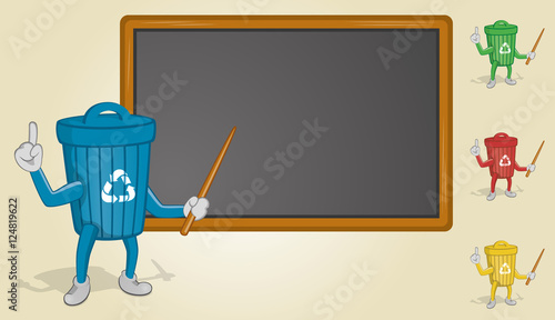 Recycle Bin Teaching With Blackboard