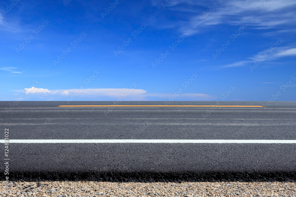 Fototapeta premium asphalt road