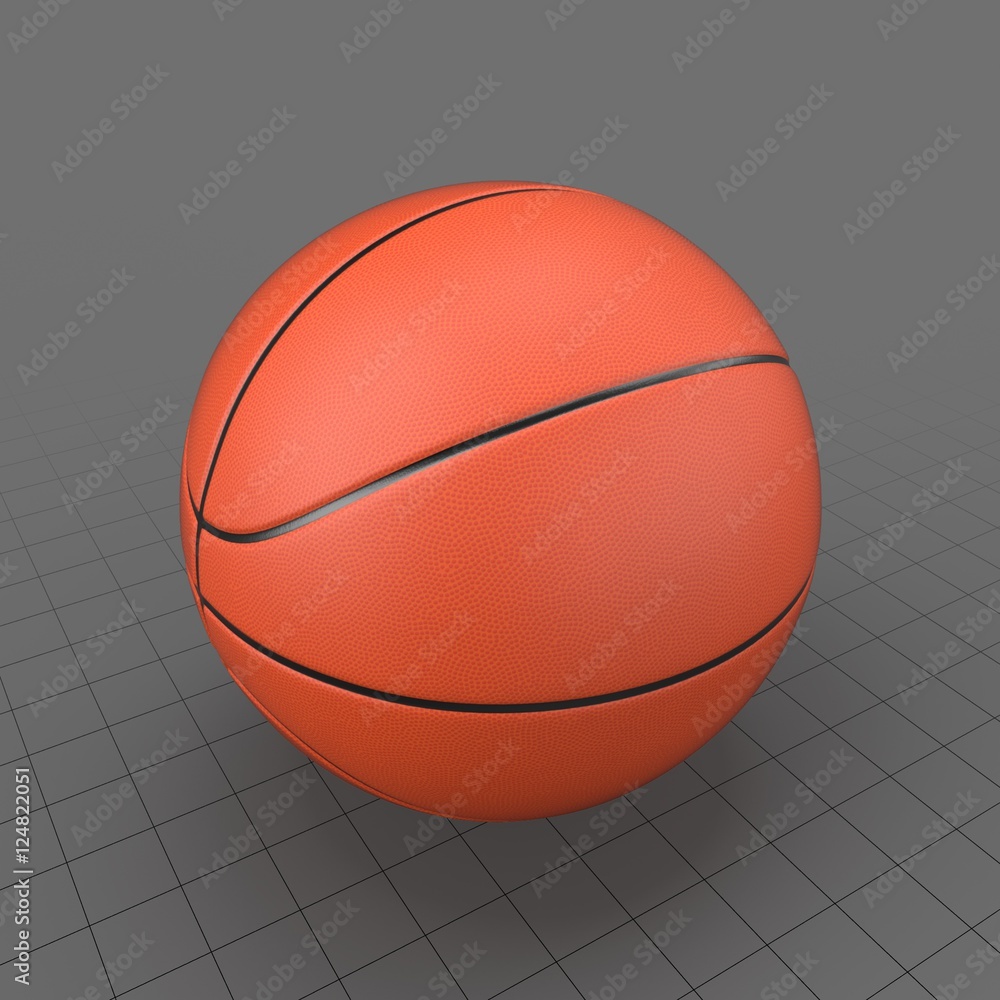 Basketball Stock 3D asset | Adobe Stock