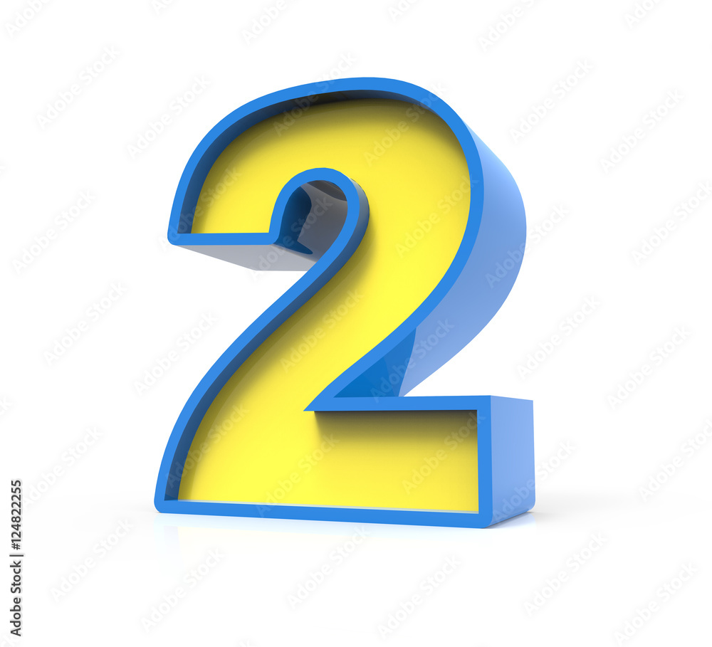 3D toylike number 2 3D toylike number 2