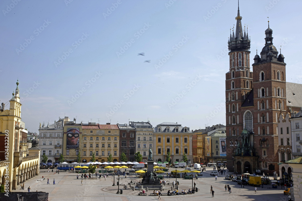 Fototapeta premium basilica of the virgin mary n square